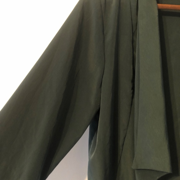 Open Green Blazer - Picture 3 of 5